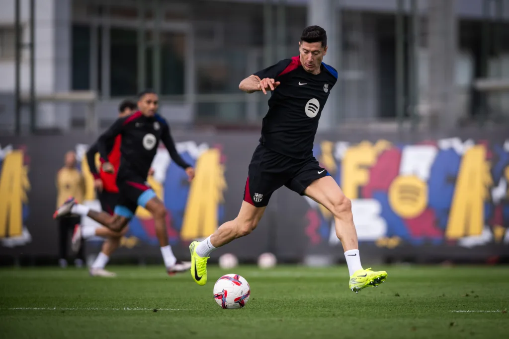 Lewandowski est de retour à l'entrainement