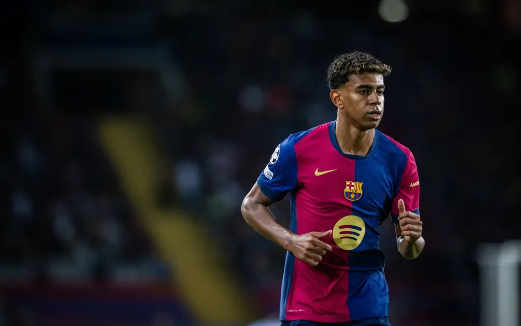 Lamine yamal absent contre le celta