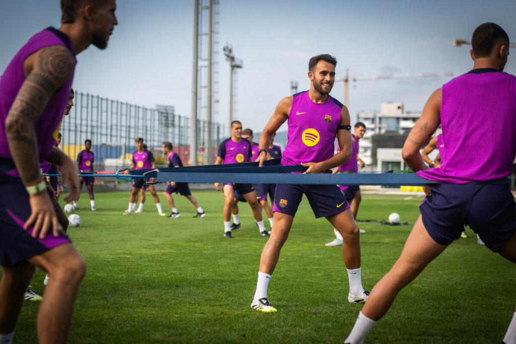 Eric garcia se prépare pour une nouvelle saison