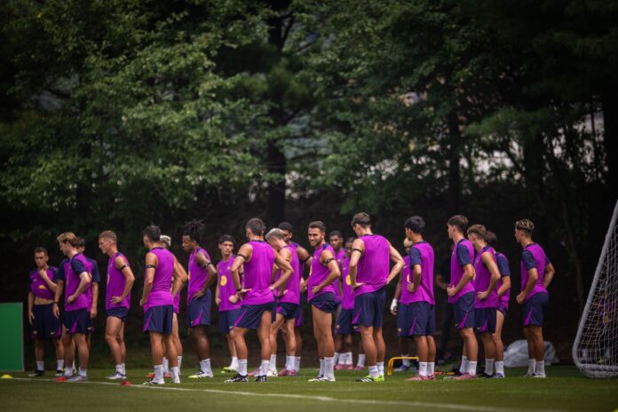 l'equipe du barca prete pour la nouvelle saison