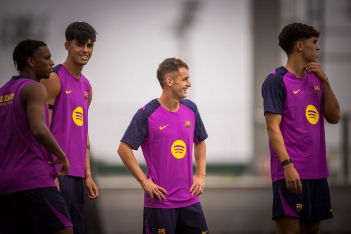 Marc Casado à l'entrainement