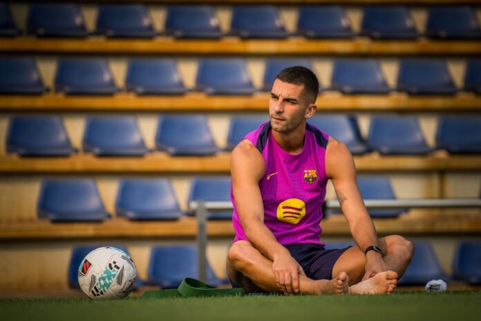 ferran torres à l'entrainement