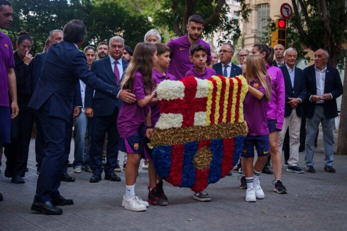 fc barcelone celebre la diada