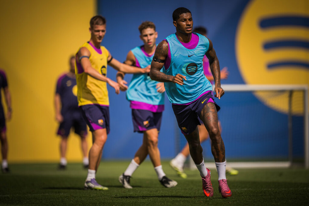 rashford de retour à l'entrainement