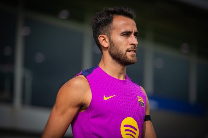 Eric garcia a l'entrainement